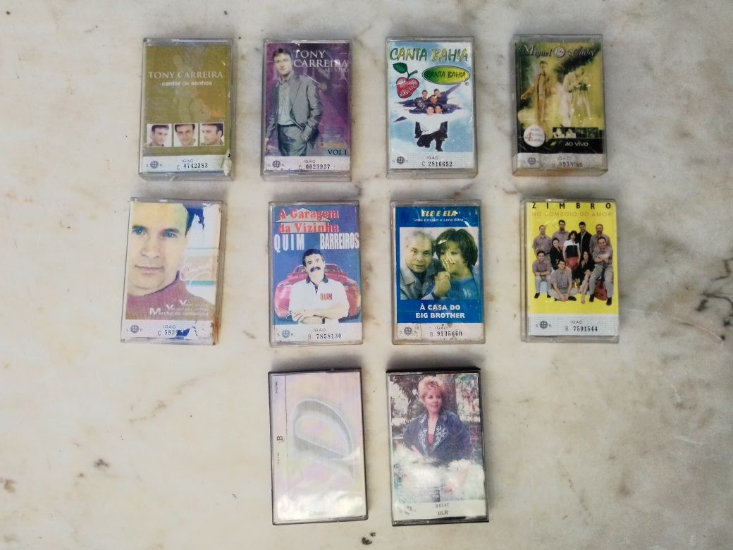 Cassetes de música pimba!
