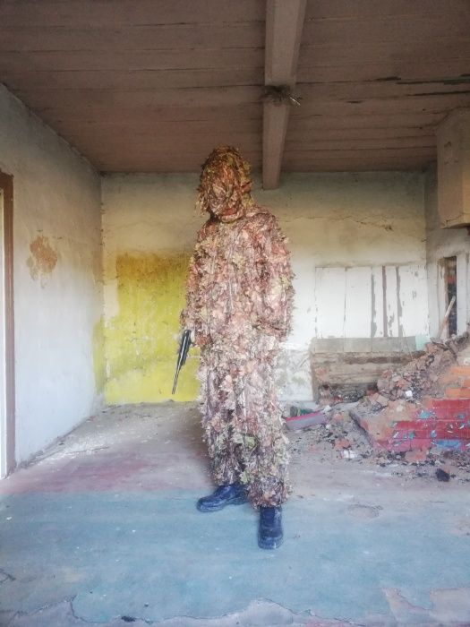 Ghillie Suit Kamuflaż Snajperski MASKOWANIE Polowanie ASG Łucznictwo