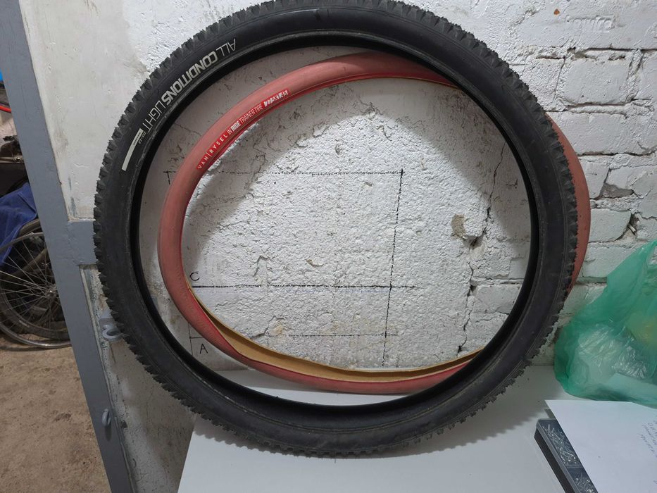Opony 27,5" w dobrym stanie Decathlon