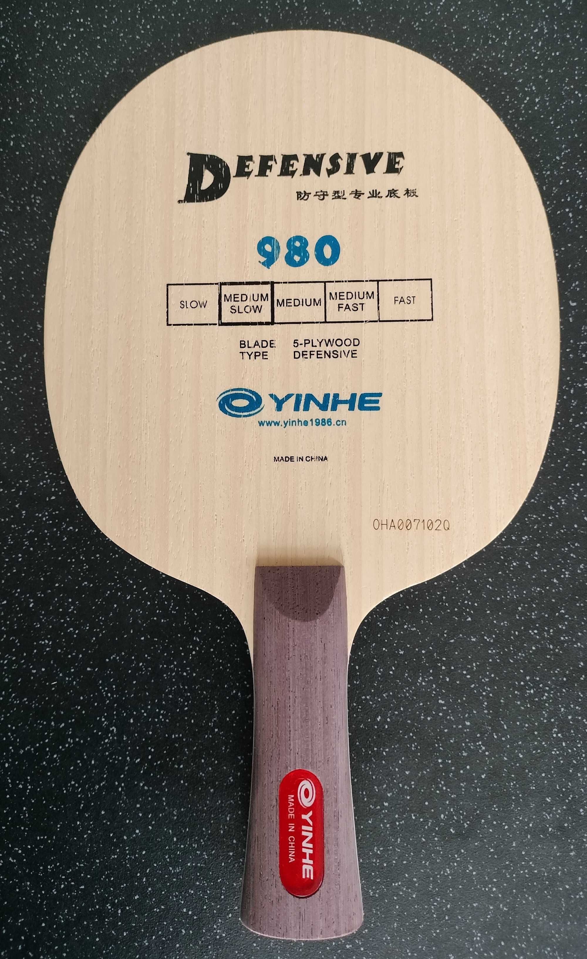 Deska defensywna Yinhe 980 Defensive tenis stołowy