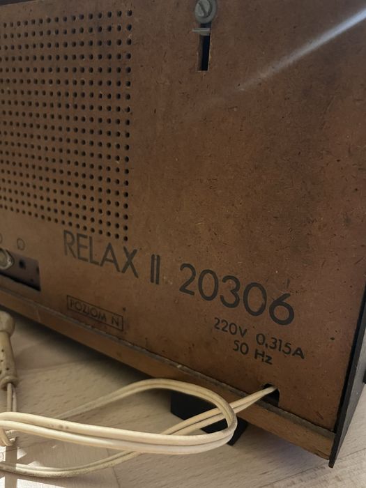 Stare radio lampowe Relax II 20306 prl vinatge