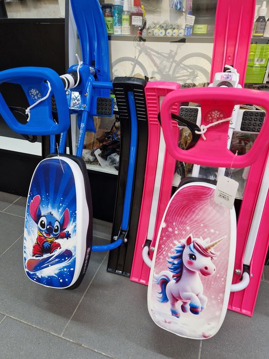 Снігокат санки з кермом чуки гек для хлопчиків та дівчат снігокати