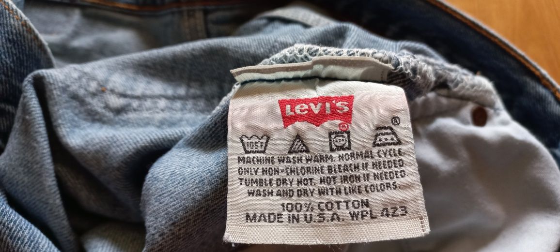 Jeansy Levis męskie oryginalne produkcja USA