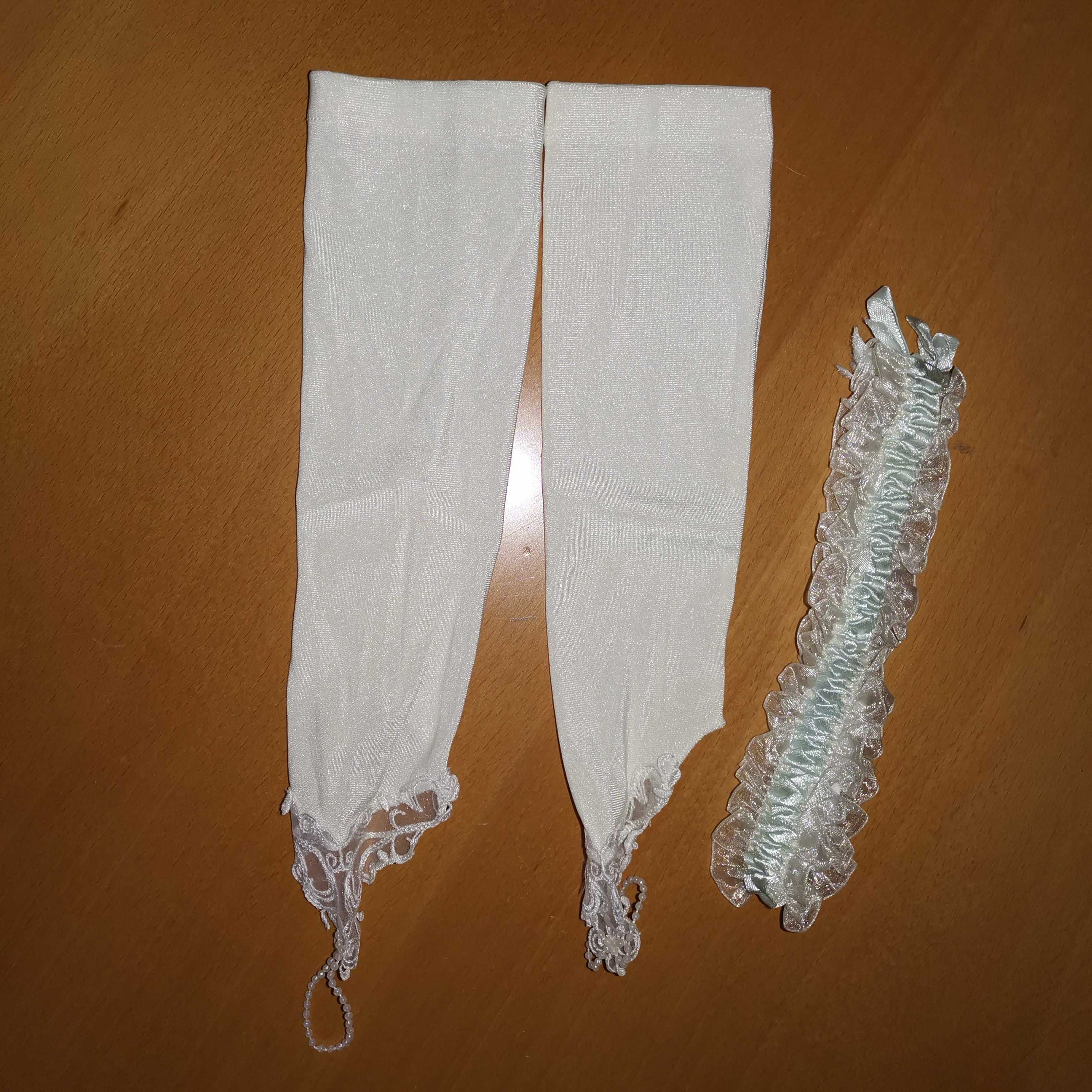 Piękna Suknia Ślubna Agnes rozm. 40/42-44 dla kobiety w ciąży.