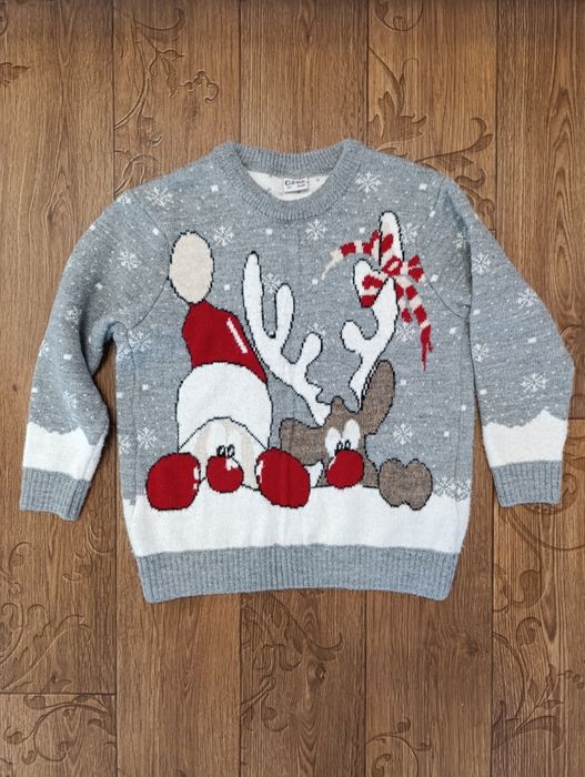 Теплі новорічні хлопчачі парні светри
