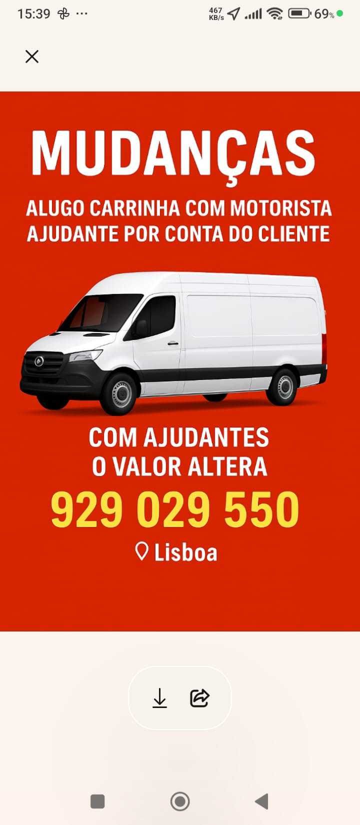 Mudanças

Alugo carrinha com motorista