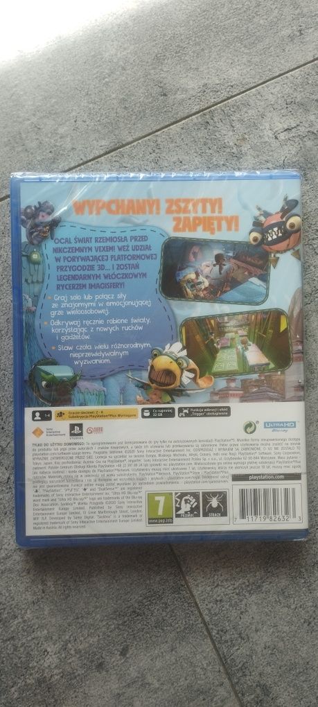 Sackboy Wielka Przygoda ps5 nowa gra po polsku