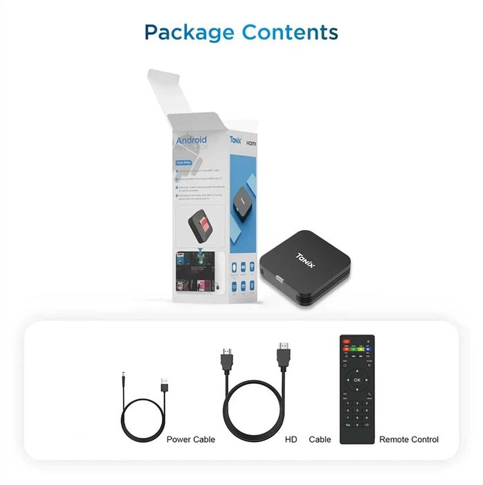 Tanix TX1 Смарт TV Android TV Box 4K 2.4G Wifi RAM 2 ГБ ROM 16 ГБ