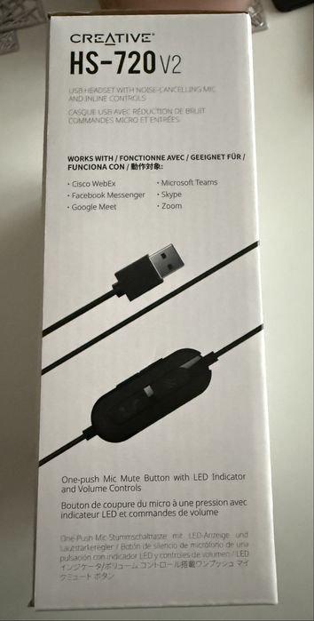 Słuchawki CREATIVE HS720 V2 Nauszne