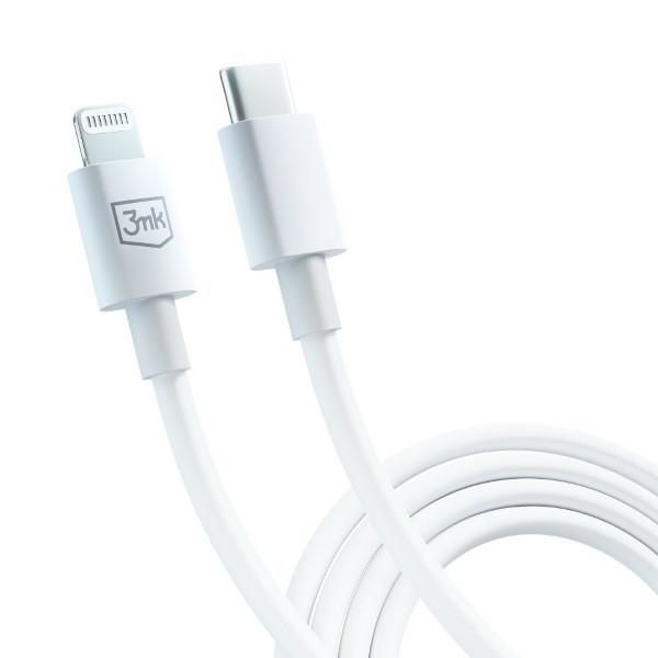 3MK Hyper Cable USB-C - Lightning20W 1.2m Biały/White Kabel