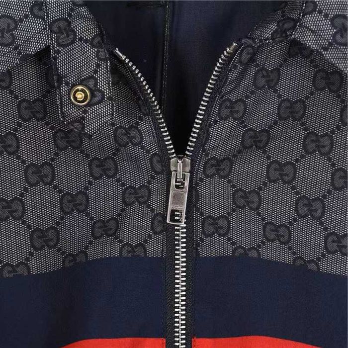Kurtka z długim rękawem z nadrukiem Gucci
