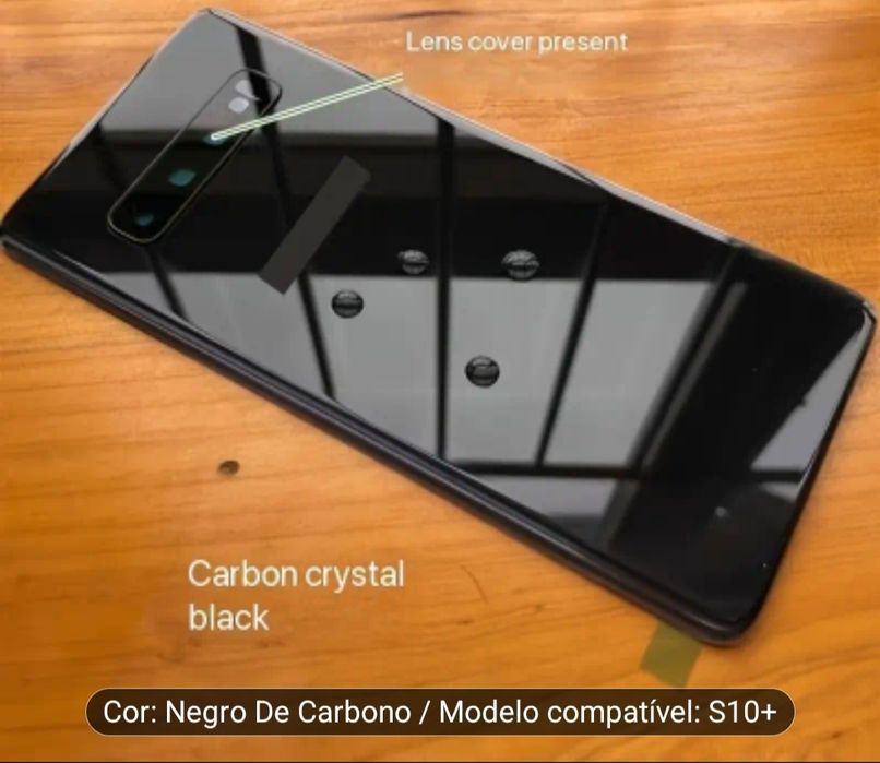 Samsung S10 capa traseira + bateria