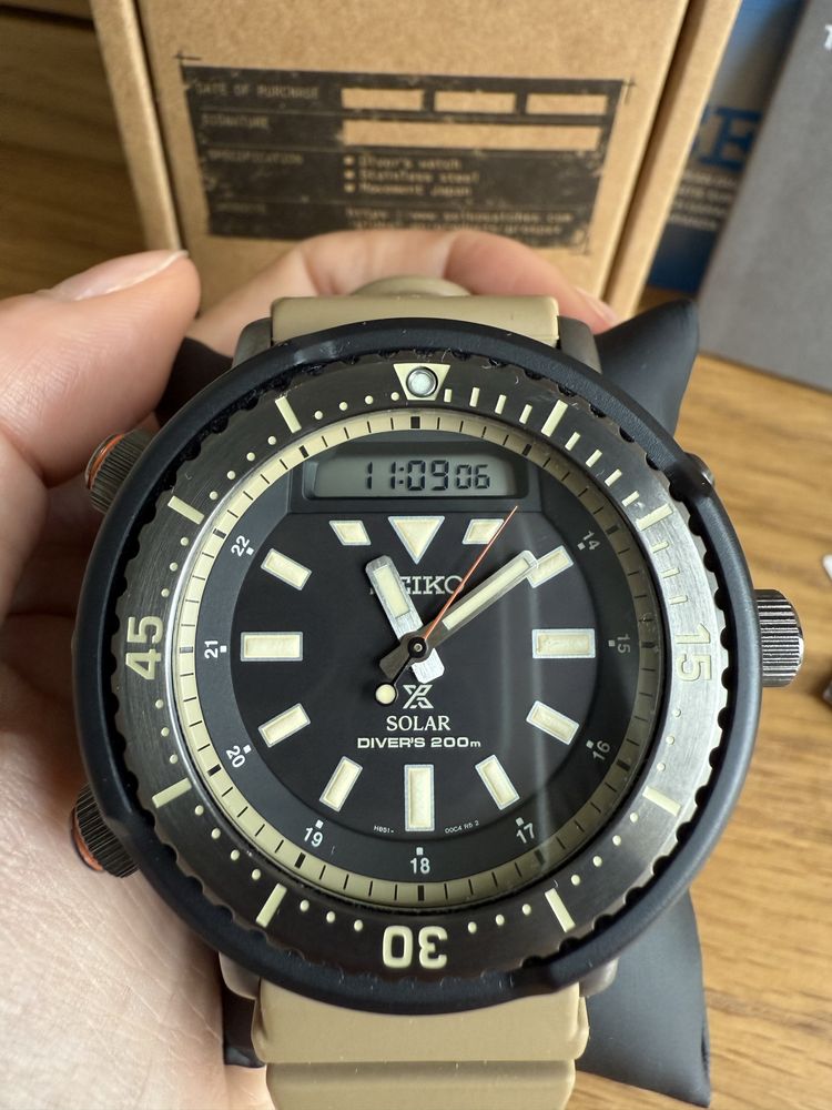 Zegarek męski Seiko Prospex Arnie Diver Solar SNJ029P1