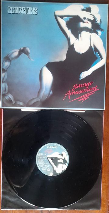 Vinil / Lp - Scorpions - Álbum "savage amusement" de 1988