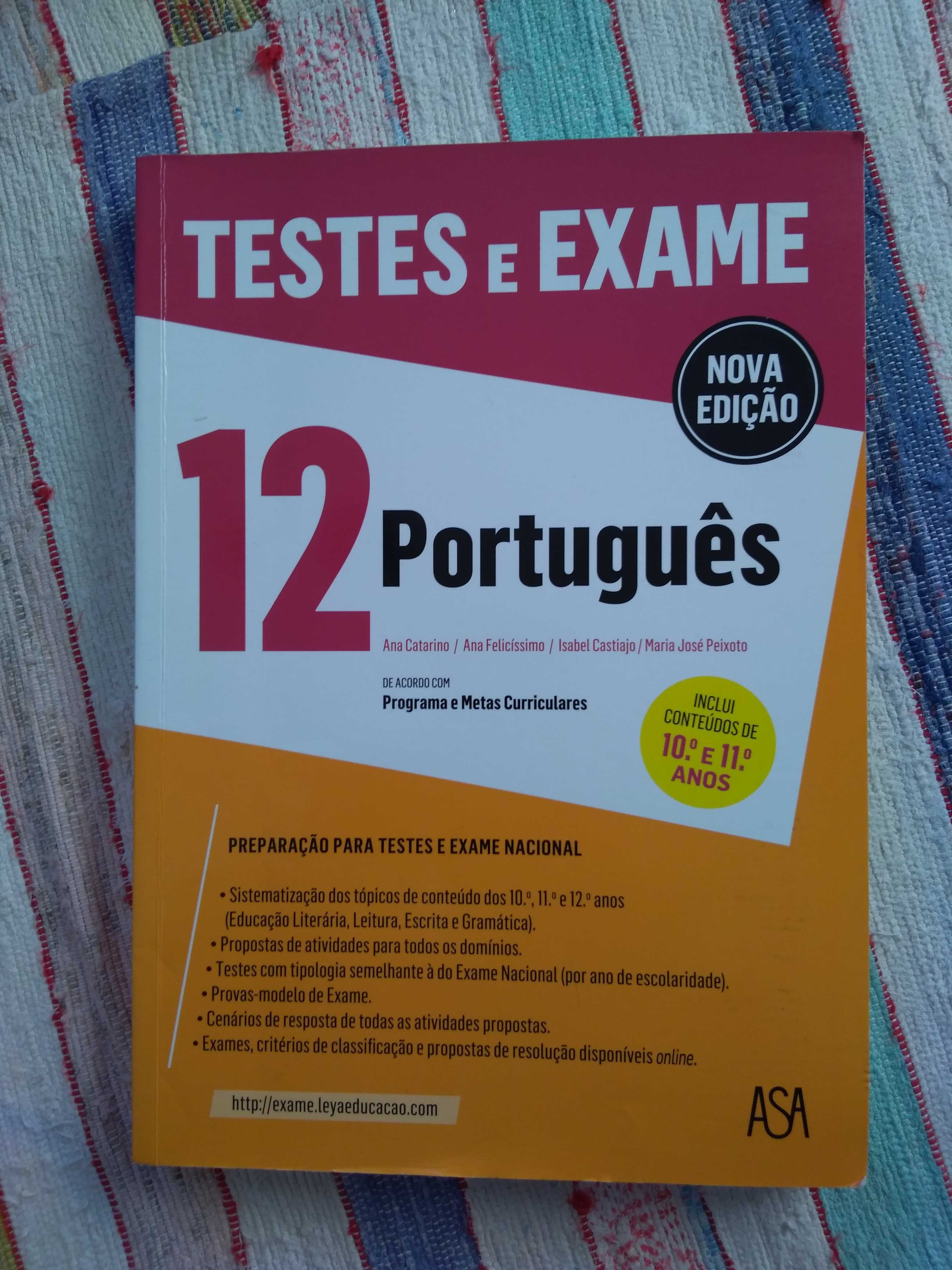 Livro português preparação para exame nacional