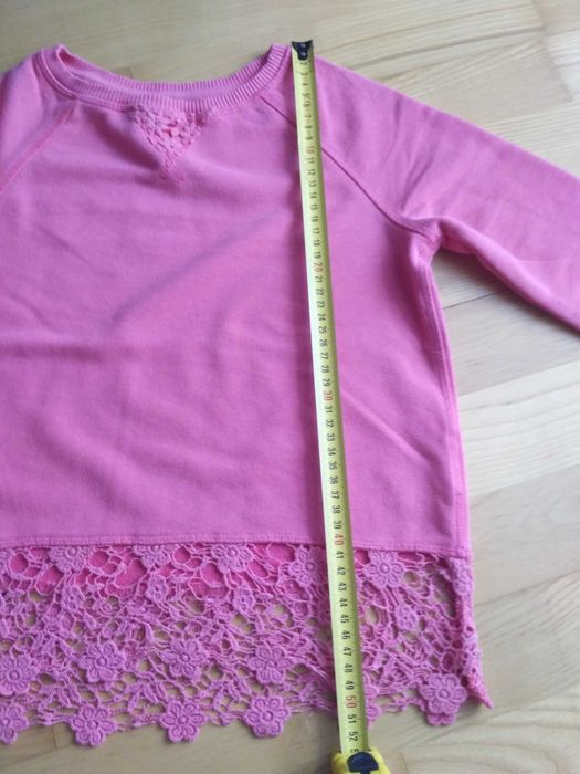 Sweter koronka swetr 122/128 H&M bluza