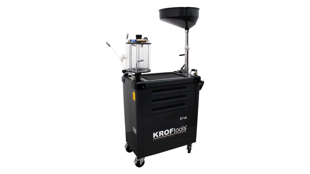 Aspirador de Óleo c/ Visor e 3 Gavetas KROFTOOLS JL20