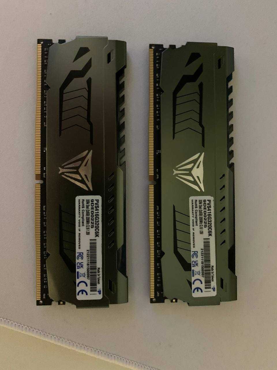 Оперативная память 16гб ddr4 3200мгц PATRIOT