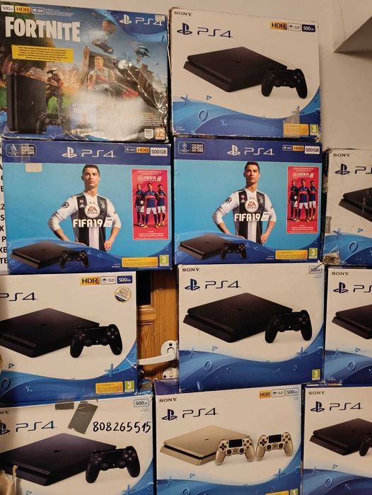 Komplet Kartonów do konsol Ps4 slim Ps4 fat Ps4 Pro
