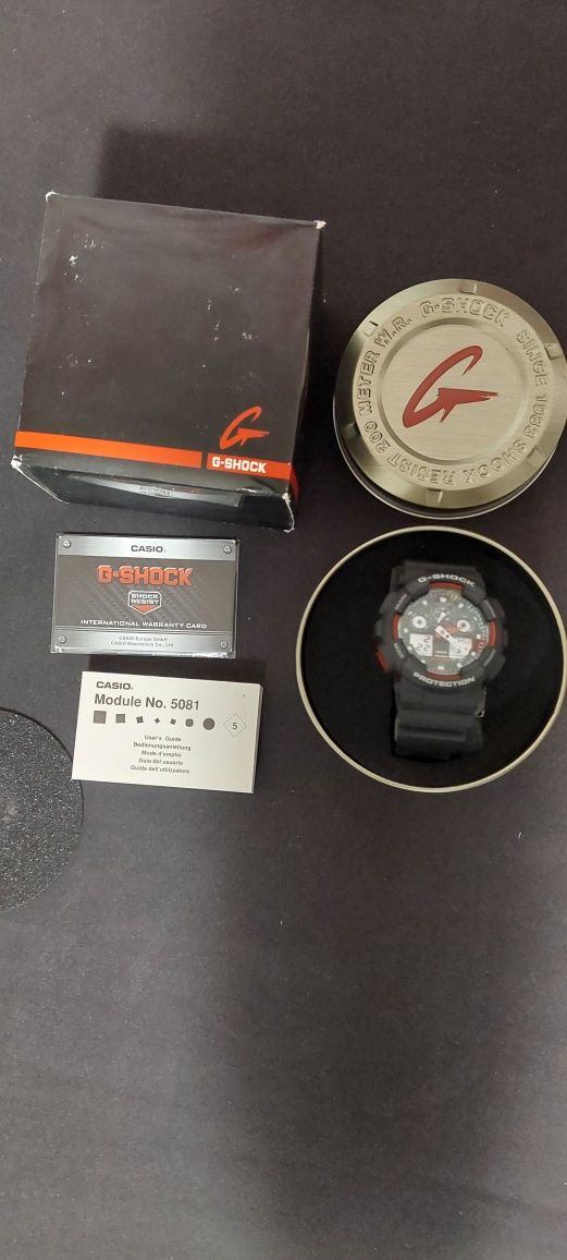 Zegarek Casio G-shock GA 100 1A4ER Nowy