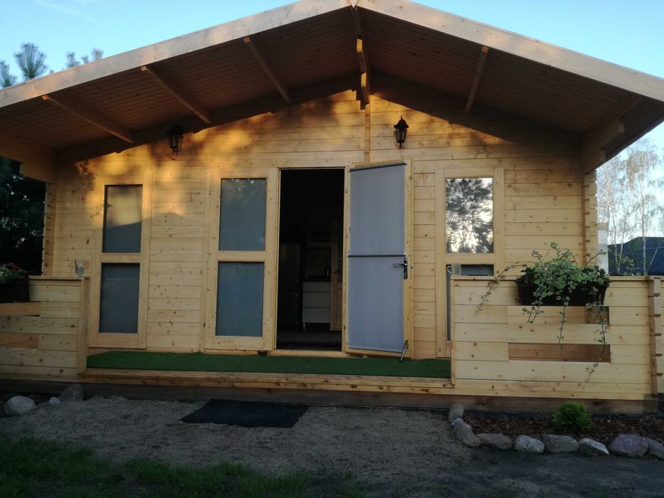 Domek letniskowy drewniany bez pozwolenia taras