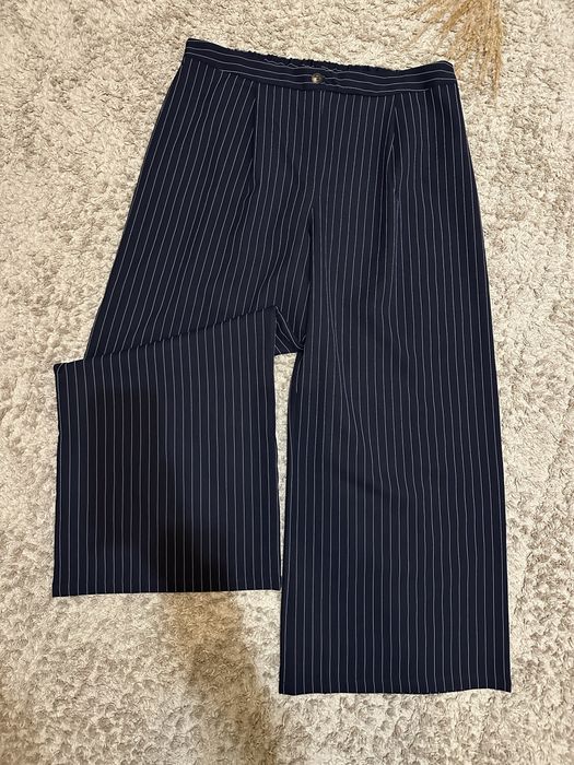 Брюки с широкими штанинами широкие штаны на резинке палаццо с защипами