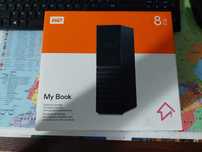 Dysk WD 8TB My Book  WDBBGB0080HBK-EESN zewnętrzny przenośny
