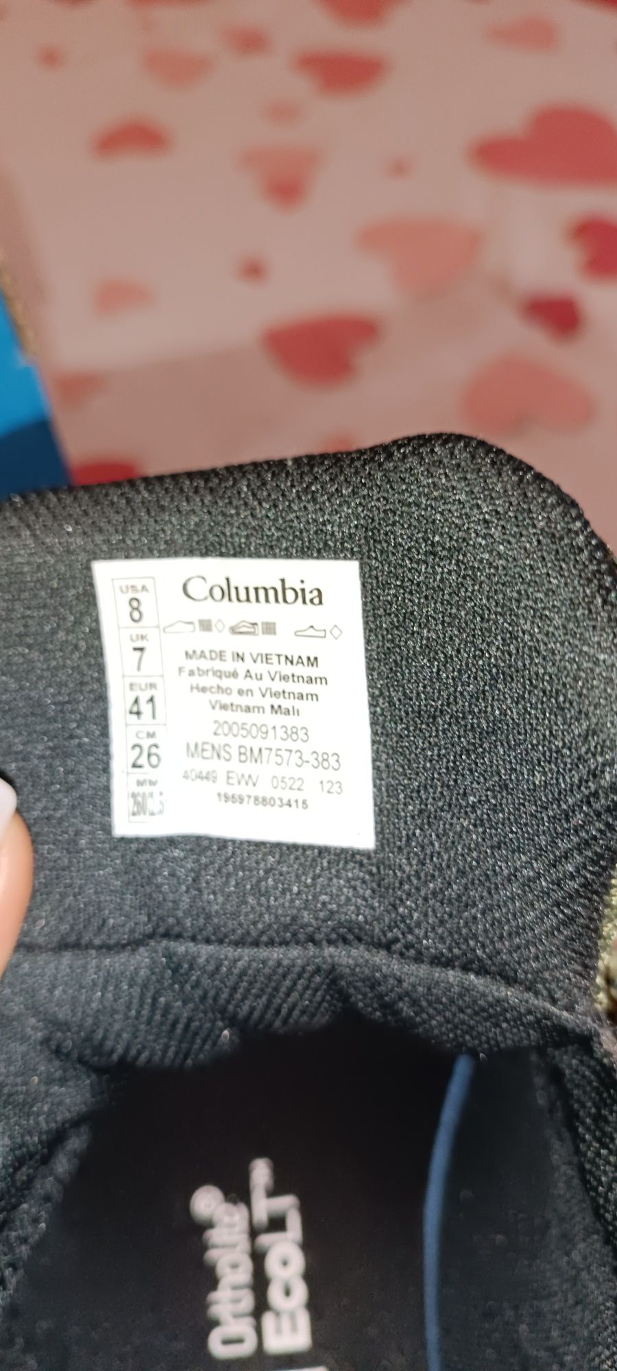 Чоловіче взуття columbia оригінал з Польщі.