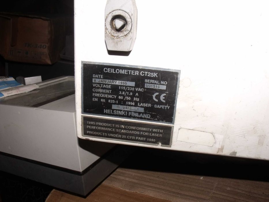 Laser Meteorologiczny Ceilometer CT25K