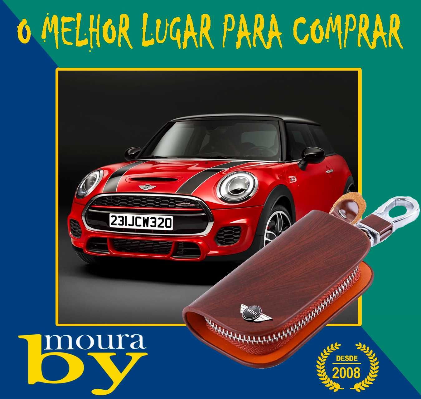 mini cooper Bolsa de porta chaves e fitas de pescoço