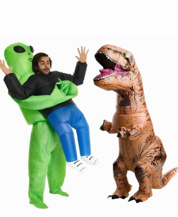 Надувний костюм Інопланетянина, Динозавр Т-RЕХ, Пінгвіна, Єдинорога