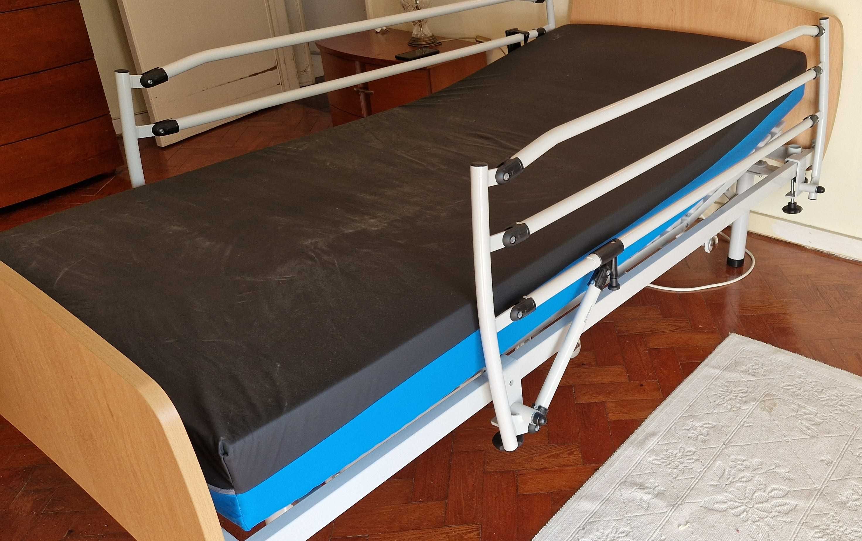 Cama articulada semi-eletrica com colchão viscoelastico premium