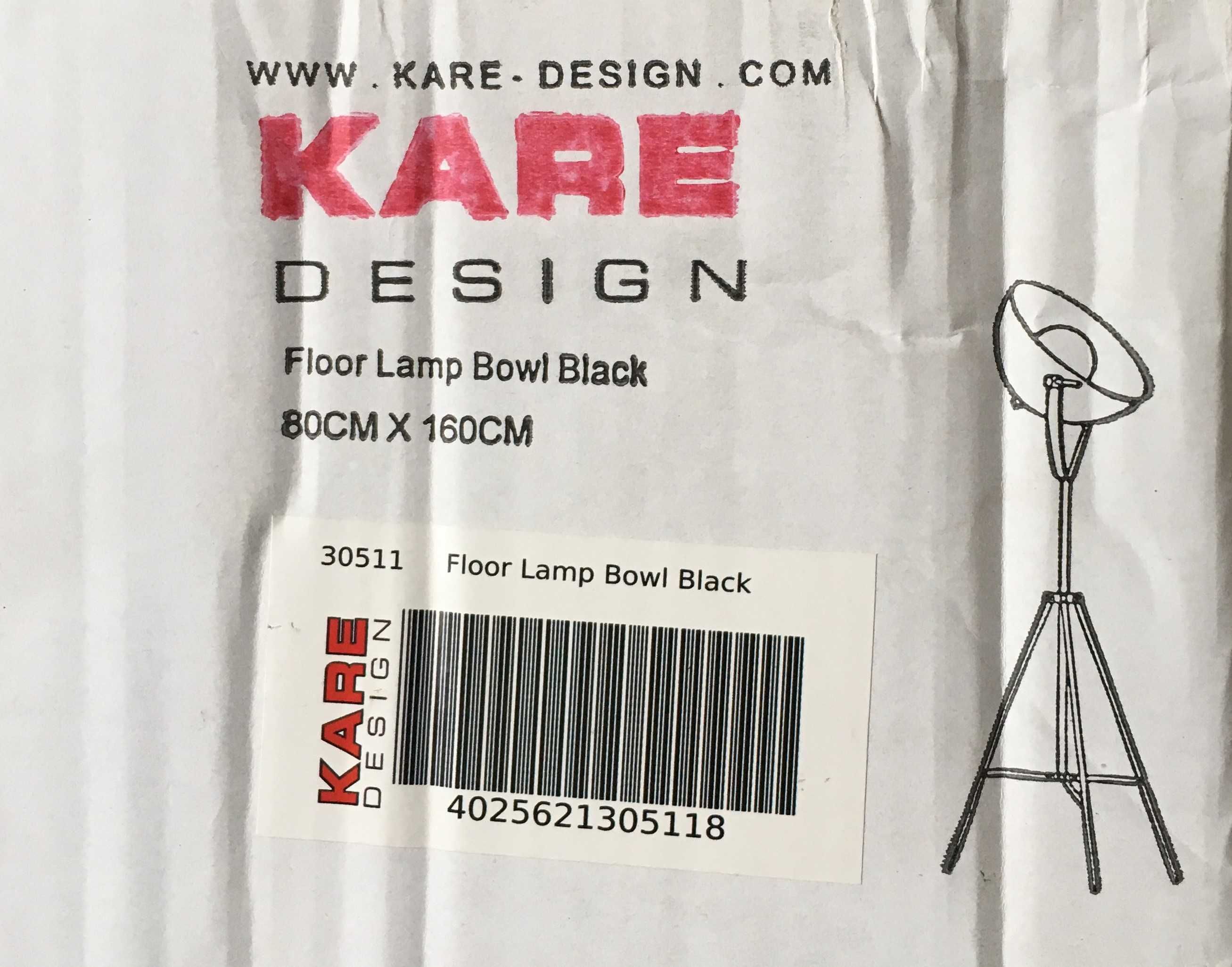 Lampa podłogowa Kare Design Bowl 80x160 unikat stan fabryczny