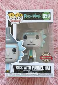Figurka Funko POP Rick With Funnel Hat Rick & Morty | SPECIAL ED. #959