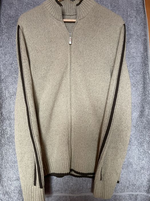 Meski beżowy sweter XL rozpinany