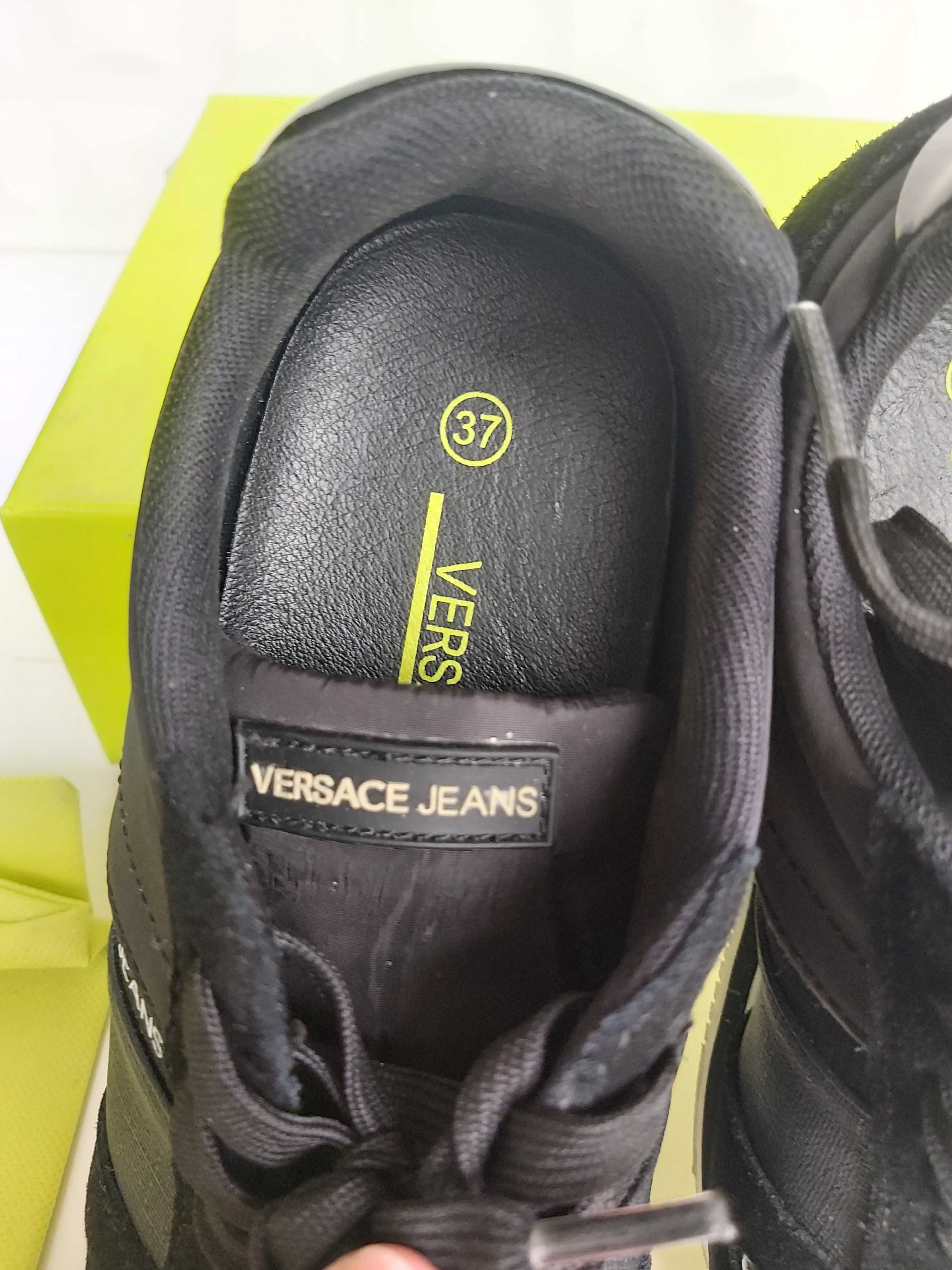 UŻYWANE Sneakersy czarne trampki VERSACE 37