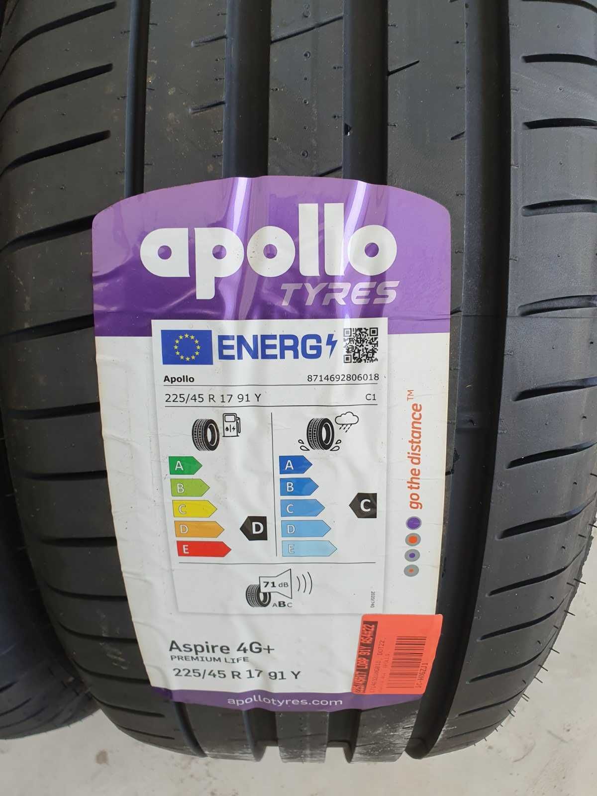 4x Apollo Aspire 4G  225/45r17  Nowe