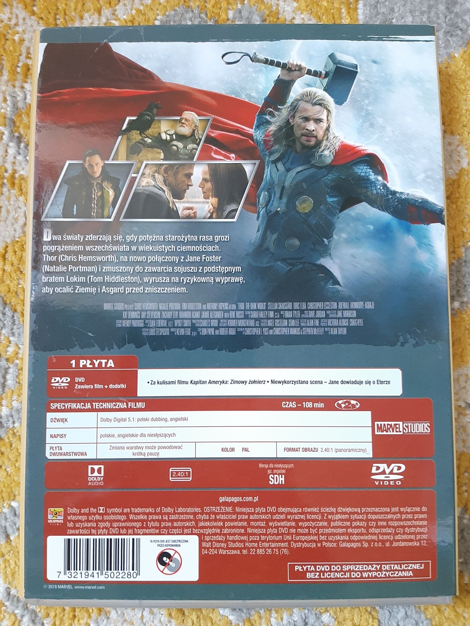 Thor kolekcja 3 filmów dvd