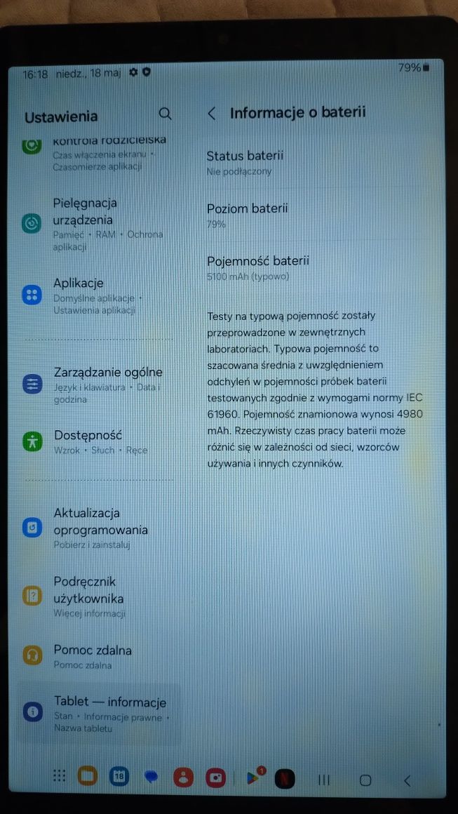 Tablet galaxy tabA7 Lite