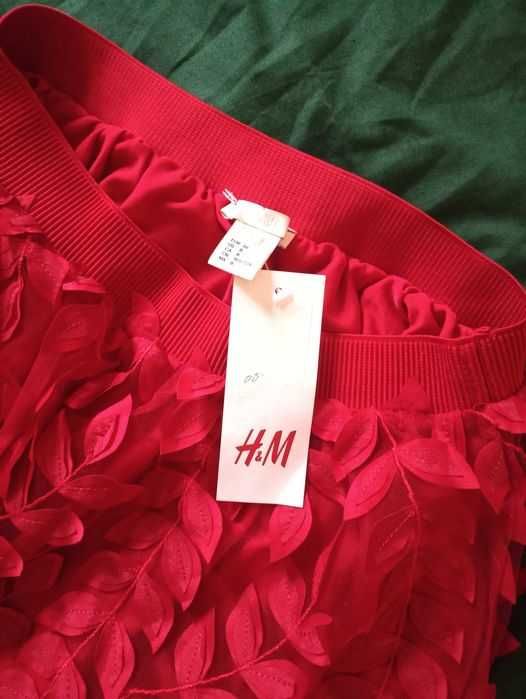 Спідниця Юбка H&M міді червона