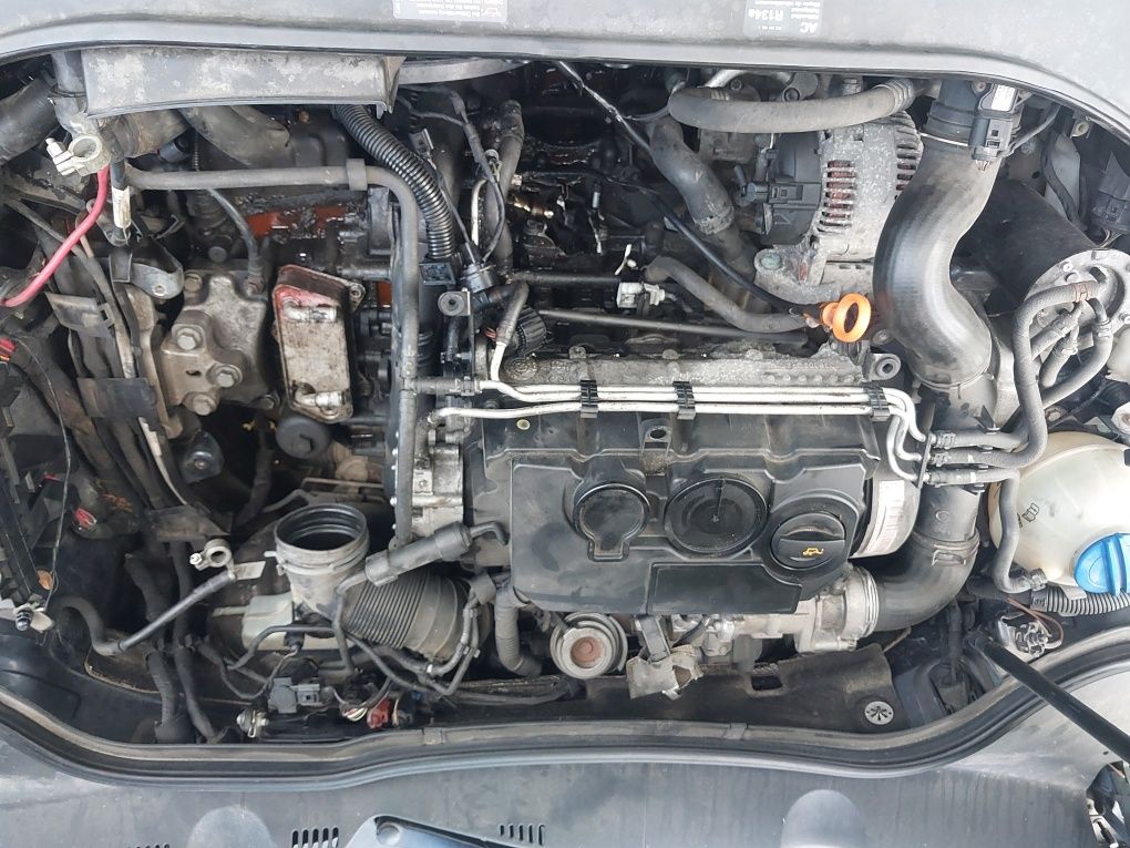 Części vw passat b6 silnik 2.0 bmp skrzynia hxs dsg kolor lc5f klapa