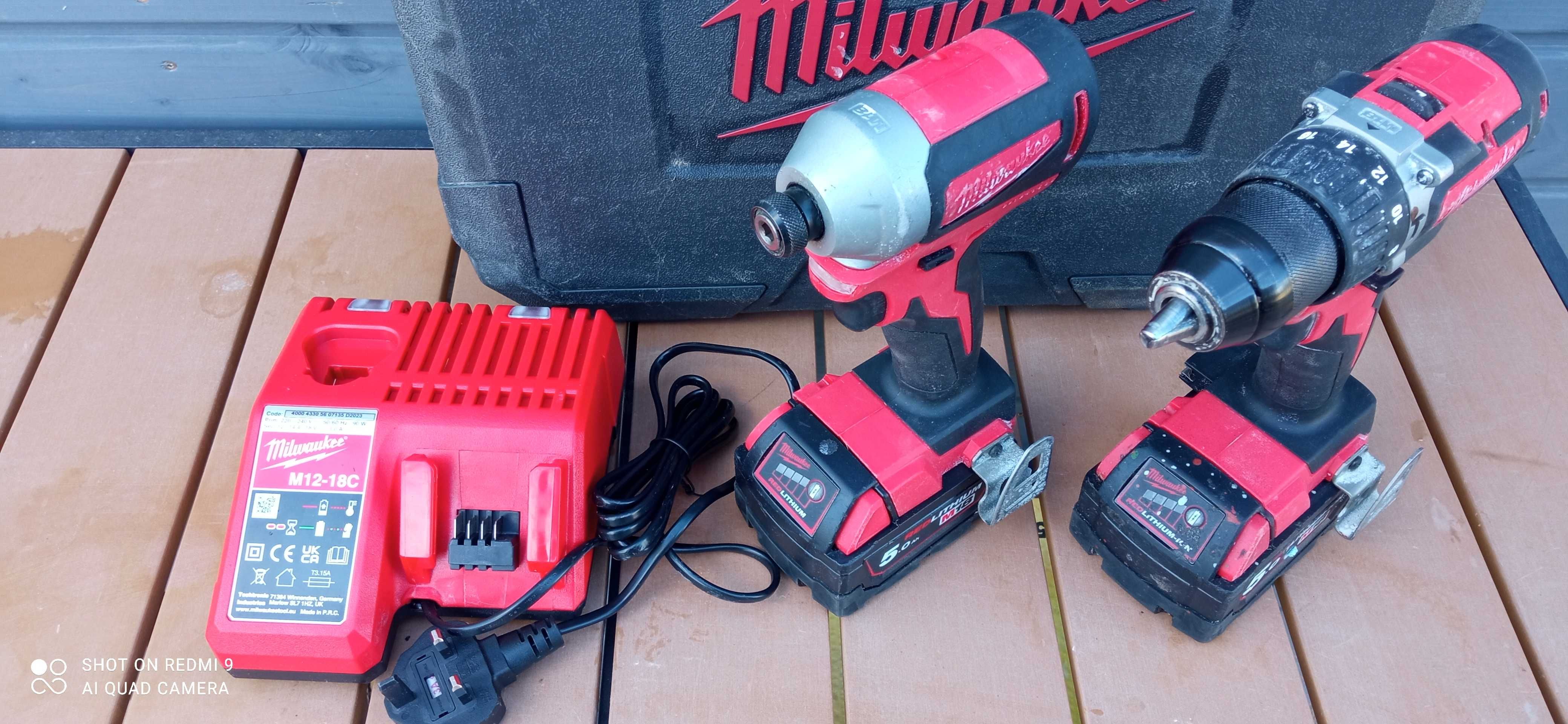 Milwaukee Wkrętarka zakrętarka CBLPP2A-502C 18V 5Ah