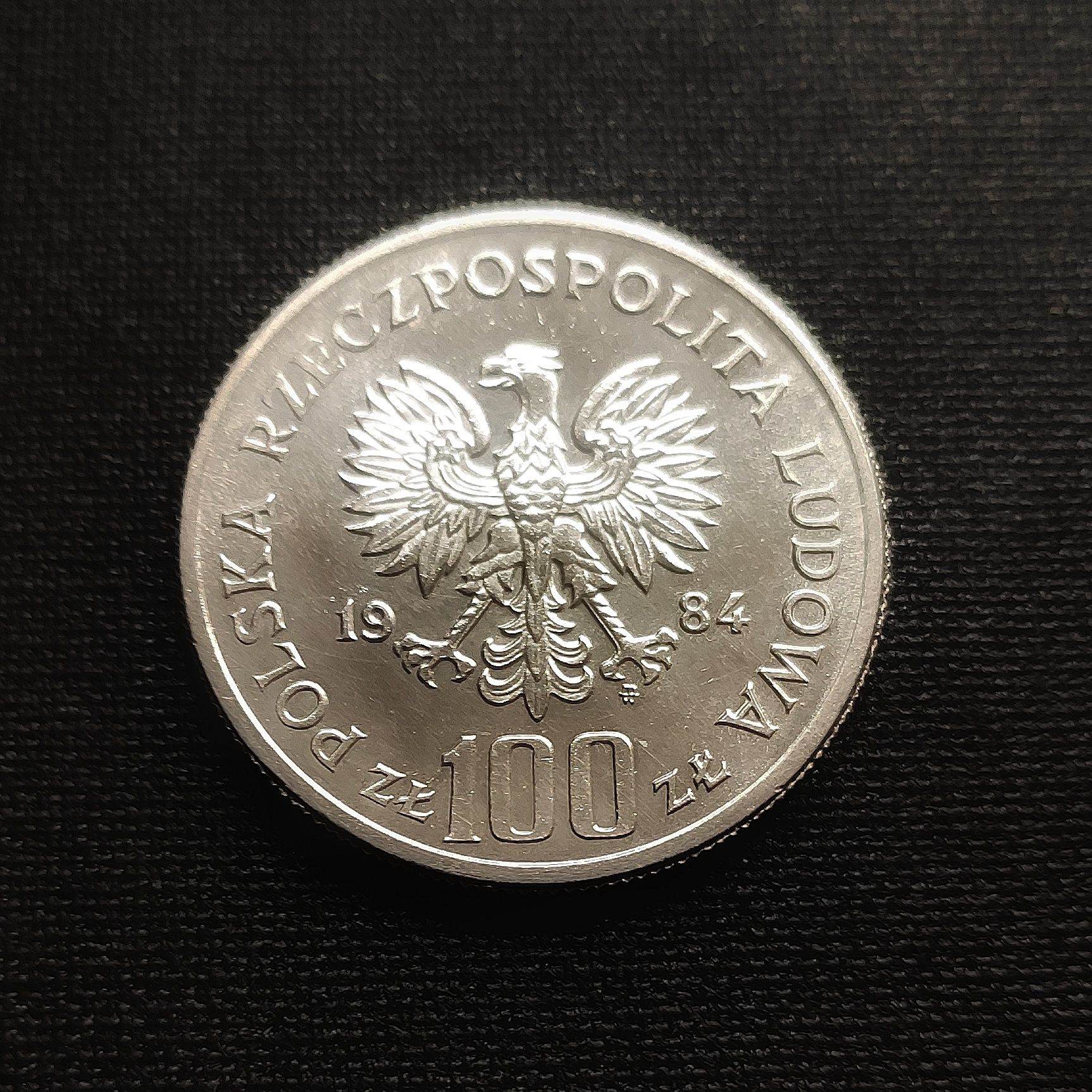 100 złotych z 1984 roku - 40 lat PRL