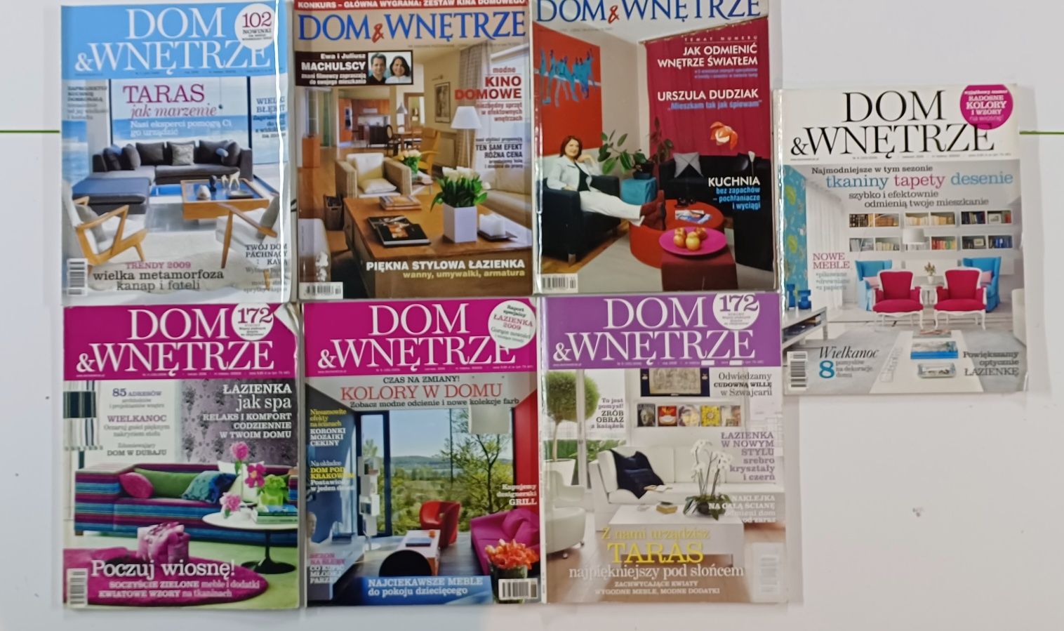 Dom i wnętrze czasopismo 7 sztuk