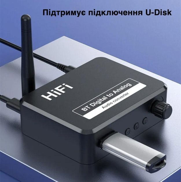 BLS-B35 SPDIF з Bluetooth, приймач перетворювач аудіосигналів