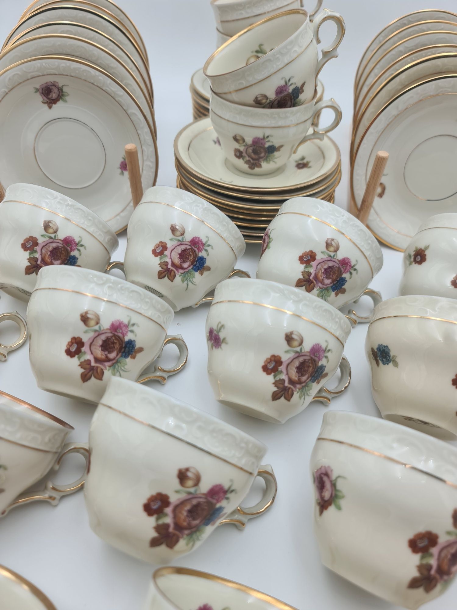 KPM Kjøbenhavns Denmark porcelana filiżanka z talerzykiem