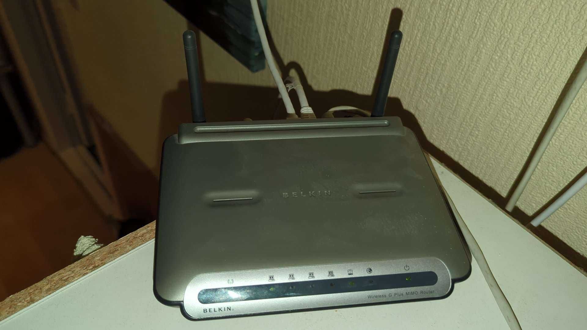 Router Modem Belkin Wireless G+ Mimo ADSL2+ F5D9360