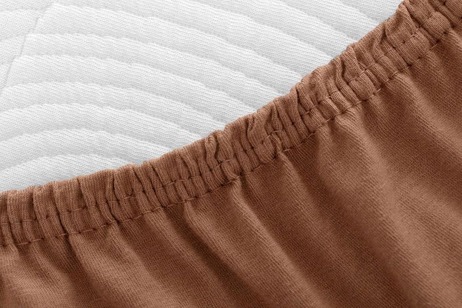 Prześcieradło z gumką 200x220 dzianina jersey komfortowe jednolite _D