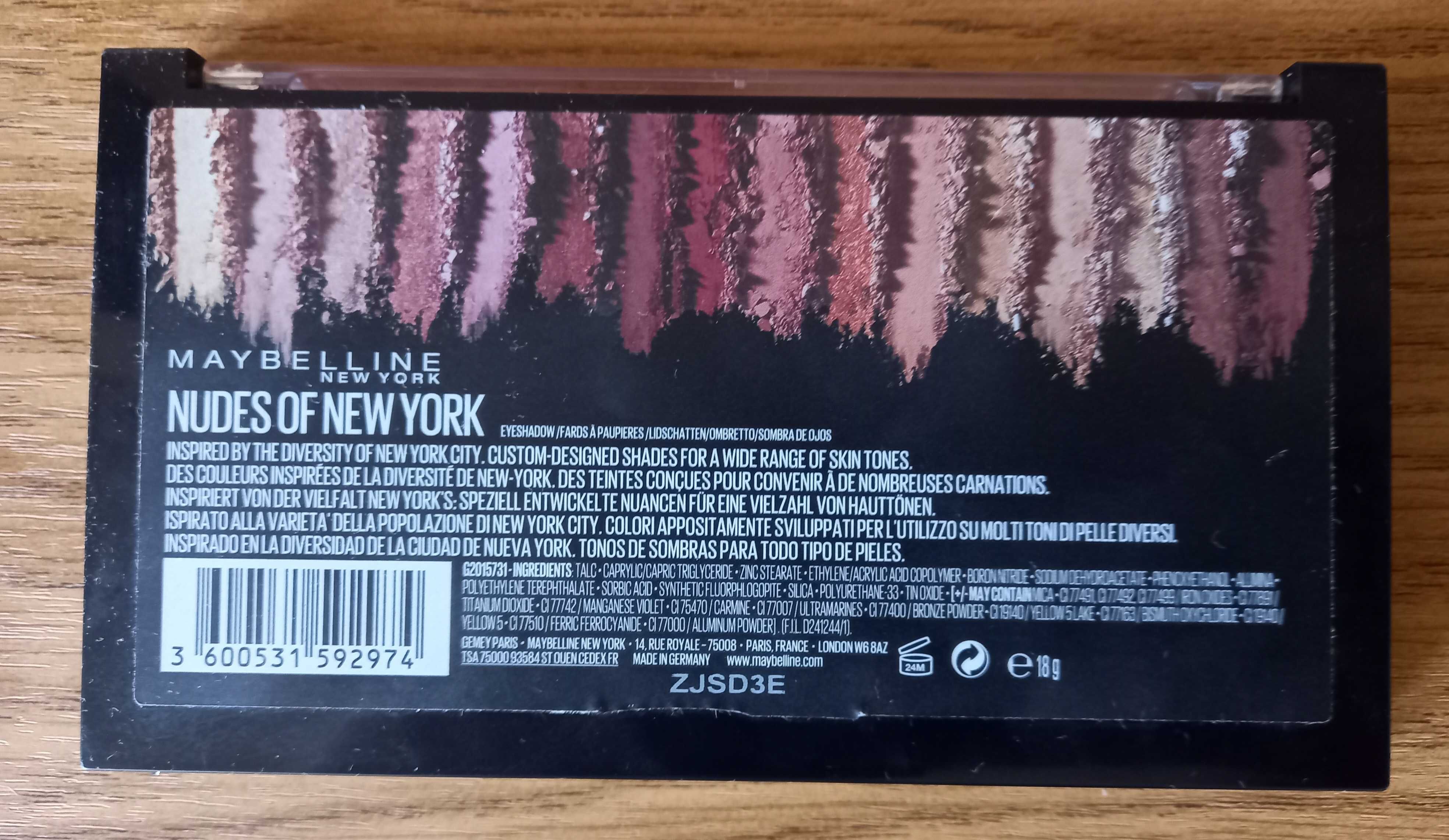 Maybelline Nudes Of New York paleta cieni