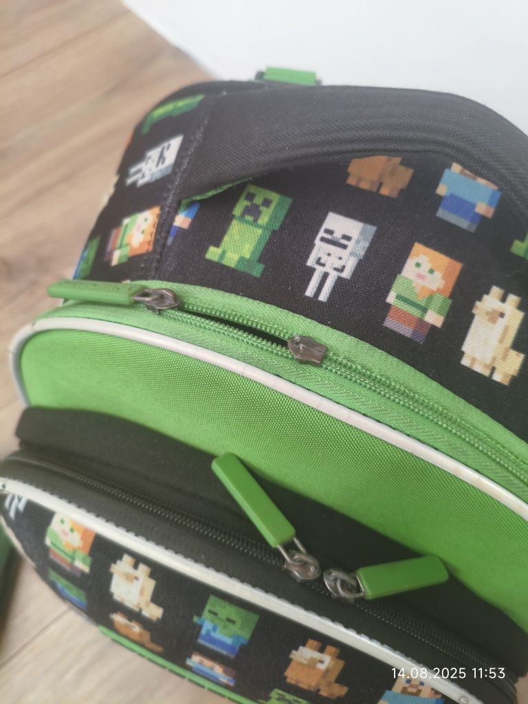 Plecak i piórnik Minecraft